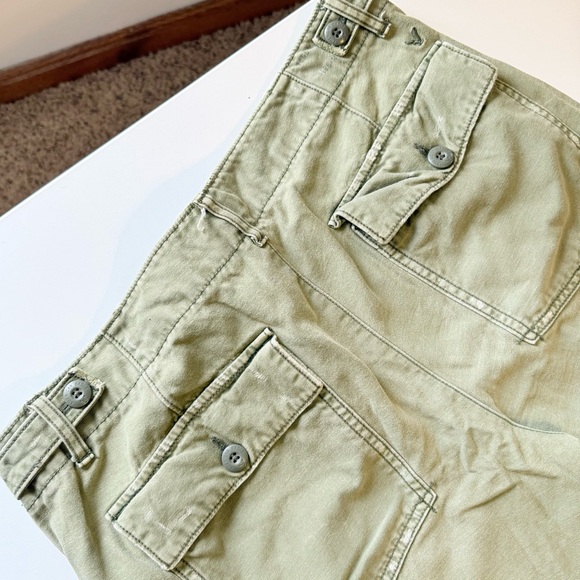 VNTG 2011 American Eagle Olive Green Cargo Pants - Straight Leg - Picture 10 of 15